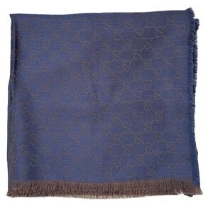 GG Guccissima Wool-Silk Blend Shawl